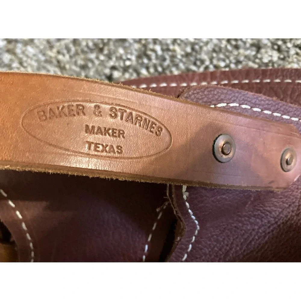 Custom Made Leather Chaps Batwing Chaps Made In USA Baker & Starnes